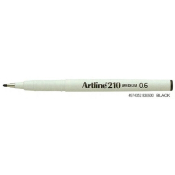 Artline 210 Medium Writing Pen Black